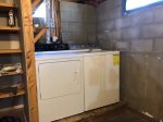 washer/dryer in basement